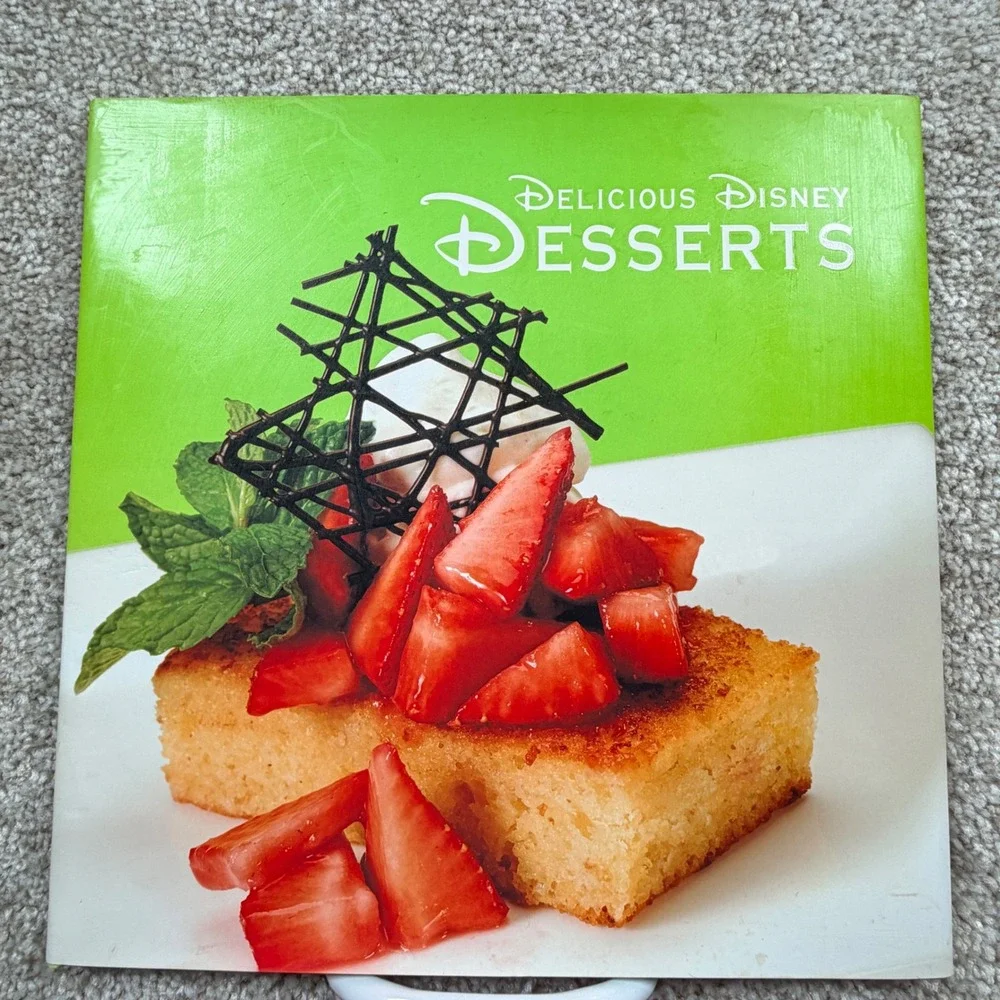 Delicious Disney Desserts Cookbook Pam Brandon Disney Chefs Hardcover 2008